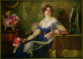 A Young Beauty (olie på lærred)