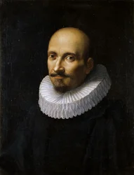 Portræt af Marcello Provenzale 1575-1639, første tredjedel af det 17. årh.