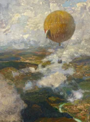 I en fanget ballon over Vogeserne