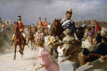 Kongen kommer, 1898