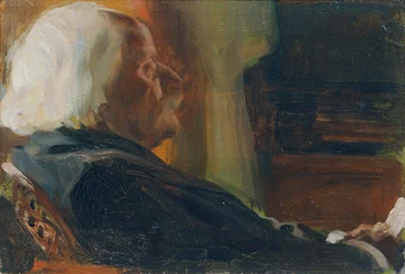 Portræt af komponisten Karl Goldmark 1830-1915, 1905.
