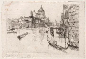 Indgang til Canal Grande, 1880.