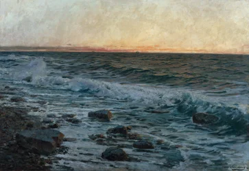 Før en storm (olie på lærred)