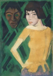 Maschka mit Maske. 1919/21