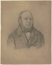Portræt af Johann Christof Scholderer, kunstnerens far