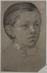 Børneportræt af Wilhelm Amandus Beer