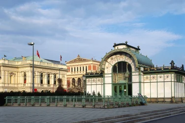 Otto Wagner-pavillonen på Karlsplatz