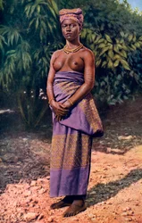 En kvinde fra Accra, Ghana, 1922.