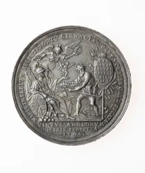 Medalje til minde om britiske sejre, 1704 (sølv)