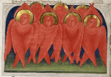 Serafer fra instrueret Carmina af Convenevole da Prato