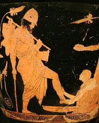 Sygeplejersken Euriklea vasker Odysseus