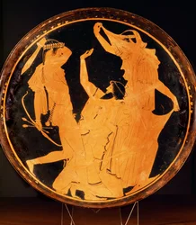 Apollo dræber Tityos ...