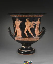 Lucanian Calyx-Krater, ca. 400 f.Kr. (lertøj)