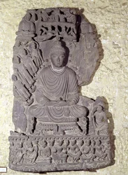 Siddende Buddha i meditation, 1.-4. århundrede