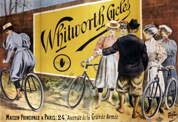 Whitworth cykler, ca. 1900 (illustration)