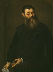 Portræt af en gentleman, ca. 1590 (olie på lærred)