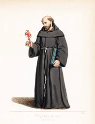 Præstedragt: en franciscansk munk