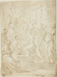 Figurer ved et alter eller klassisk offer