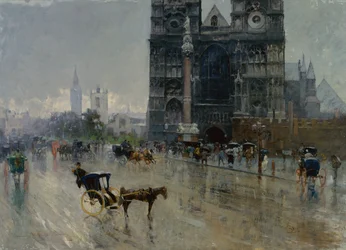 Sanctuary, Westminster (olie på lærred)