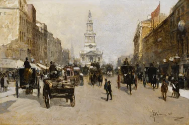 The Strand, London, 1888