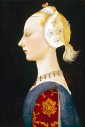 En ung modebevidst dame, 1462-1465