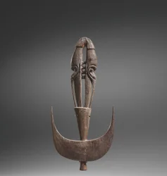 Ophængskrog (Samban), Iatmul, Middle Sepik, Papua, Ny Guinea (træ)