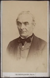 Portræt af forfatteren Prosper Mérimée 1803-1870.