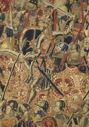 Pastrana-tapeterne, fremstilling i Tournai, sandsynligvis fra Passchier Greniers værksted, ca. 1471 - 1475 (gobelin)