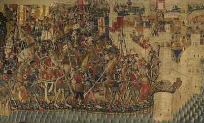 Pastrana-tapeterne, fremstilling af Tournai, sandsynligvis fra Passchier Greniers værksted, ca. 1471 - 1475 (gobelin)