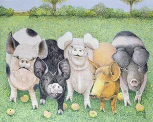 A Chorus Line (akryl på lærred)