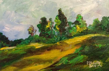 Furcy morning, 2015 (akryl på lærred)