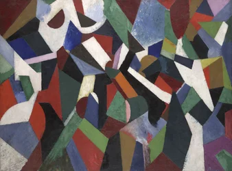 Komposition II, ca. 1916 (olie på lærred)