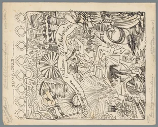 25 års jubilæum for Wilhelminas regering Jubilæumsfejring 1898-1923 (titel på objekt)