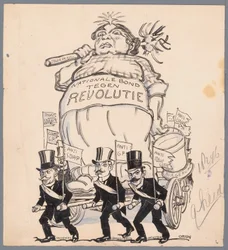 Paradevogn tilhørende Det Nationale Forbund mod Revolution