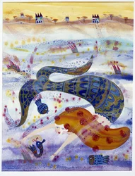 Havfrue - illustration af Patrizia La Porta