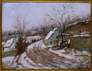 Den gamle vej ved Auvers-sur-Oise (Auvers sur Oise) Maleri af Paul Van Ryssel (1826-1909) 1881 Søn. 0,4x0,54 m Paris, Orsay Museum