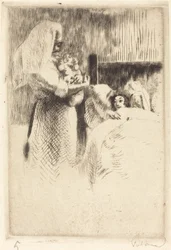 Fødselsmeddelelse for Anne-Élisabeth Besnard Anne-Élisabeths... fødselskort, 1922.