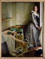 Portræt af Charlotte Corday (1768-93)