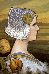 Dronning Wilhelmina af Holland, ca. 1901 (illustration)