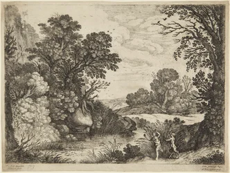 Nymfe og satyr