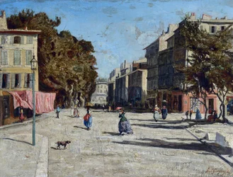 La canebiere, udsigt over Meilhans gyder