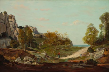 Landskab ved Saint-André, nær Marseille, ca. 1865.