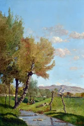 Den store pil (olie på lærred)