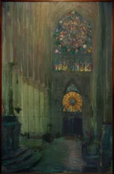 Interiør af Reims Katedral