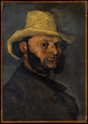 Gustave Boyer (f. 1840) med stråhat