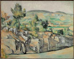 Bakke i Provence (olie på lærred)