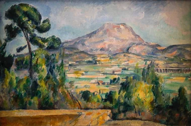 Sainte-Victoire Mountain 1890 (Olie på lærred)