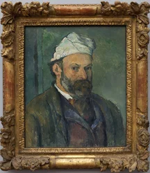 Selvportræt. Maleri af Paul Cezanne (1839-1906), olie på lærred omkring 1880. Fransk kunst