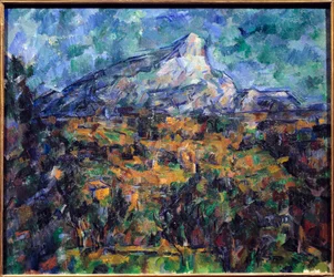 The Holy Mountain Victory Painting by Paul Cezannedani