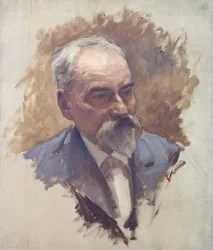André Theuriet (1833-1907) (olie på lærred)